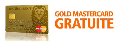 demander sa carte mastercard gold gratuite auprès du Service client ING Direct