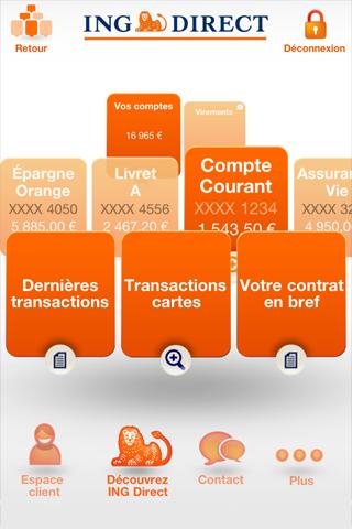 contacter le Service client ING Direct pour gérér son compte