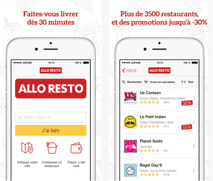 Allo Resto-appli