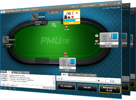 debuter une partie de poker en ligne sur pmu.fr