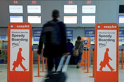 contacter le service client easyjet et demander votre speedy boarding