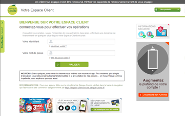 gerer son compte bancaire sur l espace client banque casino