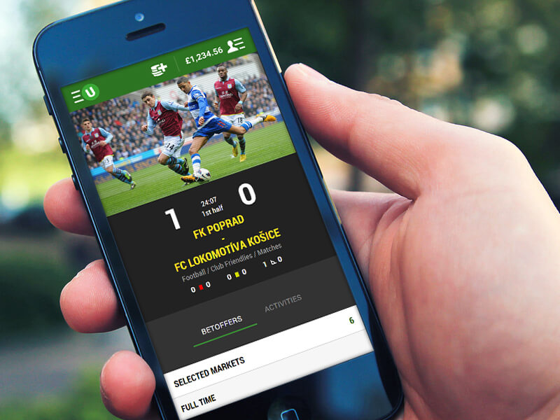 unibet paris sportif depuis l'application mobile