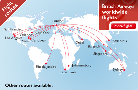 decouvrez les destinations depuis londres aupres du service client british airways