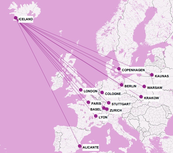 contacter le service client wow air pour reserver un vol pour l'islande