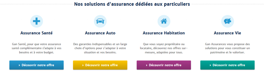 Découvrir les offres disponible sur le site de Gan Assurances et en appelant le service client Gan